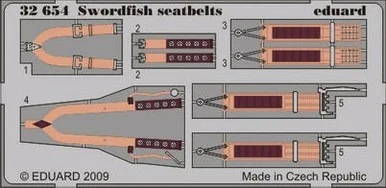 1/32 Eduard Seatbelts Swordfish for TRP (Pre-Painted)