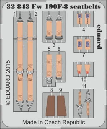 1/32 Eduard Seatbelts Fw190F8 for RMG (Pre-Painted)