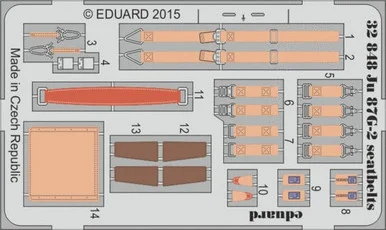 1/32 Eduard Seatbelts Ju87G2f or TRP (Pre-Painted)