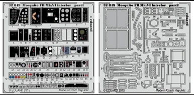 1/32 Eduard Mosquito Mk FB VI Interior for TAM (Pre-Painted)