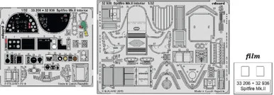 1/32 Eduard Spitfire Mk II Interior for RMG (Pre-Painted)