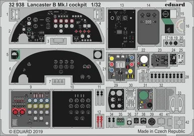 1/32 Eduard Lancaster B Mk I Cockpit for HKM (Pre-Painted)