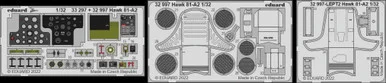 1/32 Eduard Hawk 81A2 Seats & Instrument Panel for LNR (Pre-Painted)