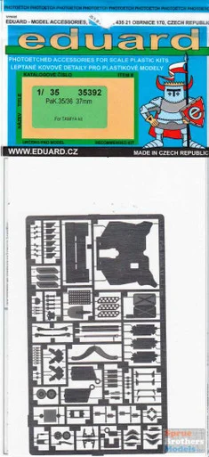 EDU35392 1:35 Eduard PE Pak 35/36 37mm Detail Set (TAM kit)
