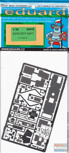 EDU35432 1:35 Eduard PE Sd.Kfz.251/1 Ausf C Detail Set (TAM kit)