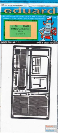 EDU35438 1:35 Eduard PE M113 IDF Zelda Armor Shields (ACA kit)