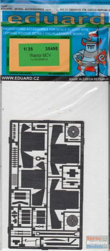 EDU35495 1:35 Eduard PE Warrior MCV Detail Set (ACA kit)