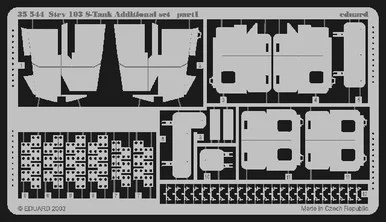 1/35 Eduard Strv 103 S-Tank Additional Set for TRP