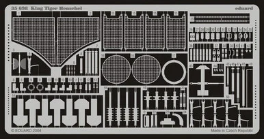 1/35 Eduard King Tiger Henschel for DML