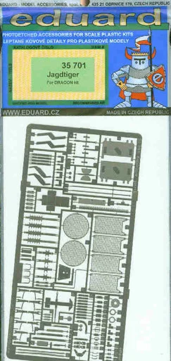 EDU35701 1:35 Eduard PE Jagdtiger (DRA kit) #35701