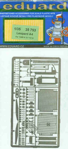 EDU35753 1:35 Eduard PE Leopard A4 Detail Set #35753