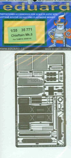 EDU35771 1:35 Eduard PE - Chieftain Mk 5 Detail Set #35771
