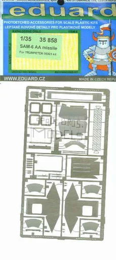 EDU35858 1:35 Eduard PE - SAM-6 AA MIssile (TRP kit) #35858
