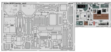 1/35 Eduard HEMTT Interior for ITL (Pre-Painted)