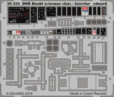 1/35 Eduard D9R Doobi w/Armor Slats - Interior for MEN (Pre-Painted)