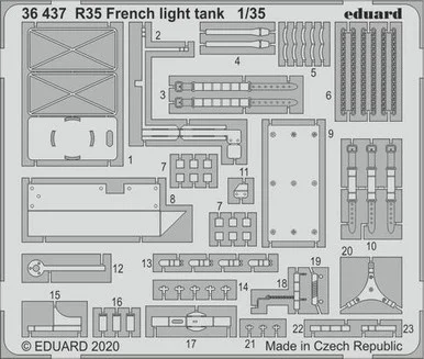 1/35 Eduard R35 French Light Tank for TAM