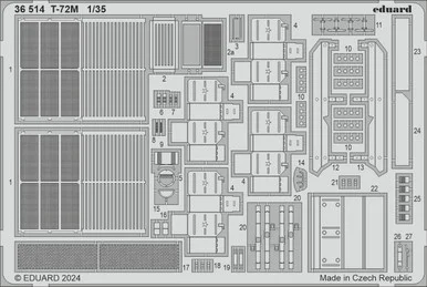 1/35 Eduard T-72M Photo etched set
