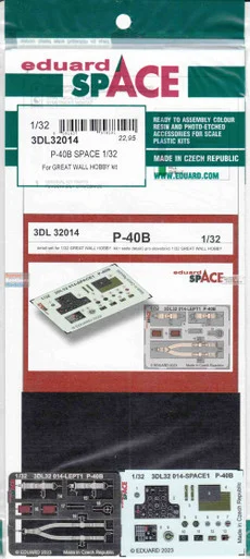 EDU3DL32014 1:32 Eduard SPACE - P-40B Warhawk (GWH kit)