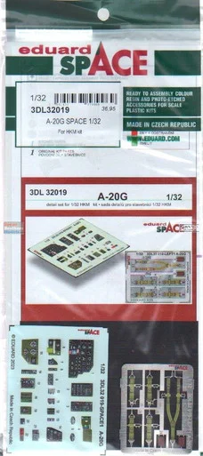 EDU3DL32019 1:32 Eduard SPACE - A-20G Havoc (HKM kit)