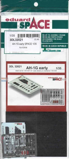 EDU3DL32021 1:35 Eduard SPACE - AH-1G Cobra Early (ICM kit)