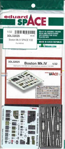 EDU3DL32025 1:32 Eduard SPACE - Boston Mk.IV (HKM kit)