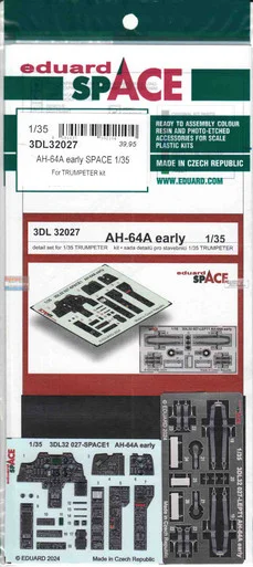 EDU3DL32027 1:35 Eduard SPACE - AH-64A Apache Early (TRP kit)