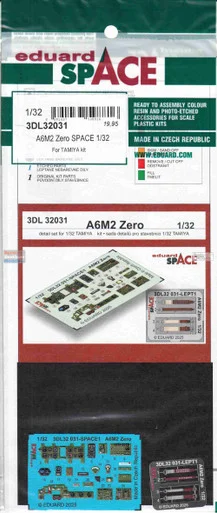 EDU3DL32031 1:32 Eduard SPACE - A6M2 Zero (TAM kit)
