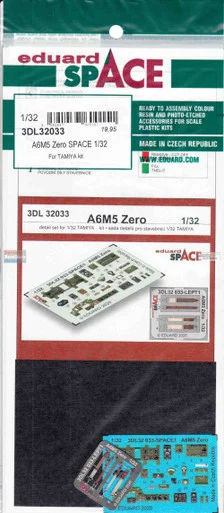 EDU3DL32033 1:32 Eduard SPACE - A6M5 Zero (TAM kit)