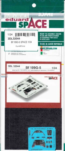 EDU3DL32044 1:24 Eduard SPACE - Bf109G-5 (AFX kit)