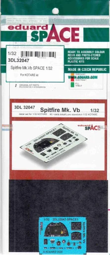 EDU3DL32047 1:32 Eduard SPACE - Spitfire Mk.Vb (KOT kit)