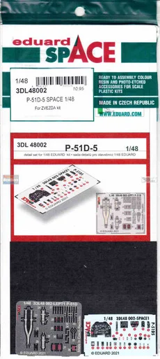 EDU3DL48002 1:48 Eduard SPACE - P-51D-5 Mustang (EDU kit)