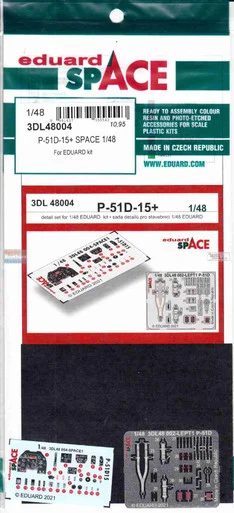 EDU3DL48004 1:48 Eduard SPACE - P-51D-15+ Mustang (EDU kit)