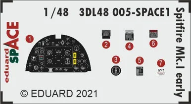 1/48 Eduard Spitfire Mk.I early Space for Eduard