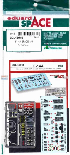 EDU3DL48015 1:48 Eduard SPACE - F-14A Tomcat (TAM kit)