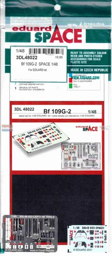 EDU3DL48022 1:48 Eduard SPACE - Bf109G-2 (EDU kit)