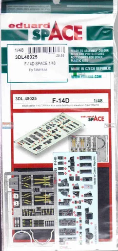EDU3DL48025 1:48 Eduard SPACE - F-14D Tomcat (TAM kit)