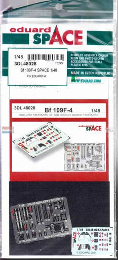 EDU3DL48028 1:48 Eduard SPACE - Bf109F-4 (EDU kit)