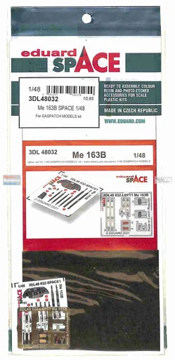 EDU3DL48032 1:48 Eduard SPACE - Me163B Komet (GPT kit)