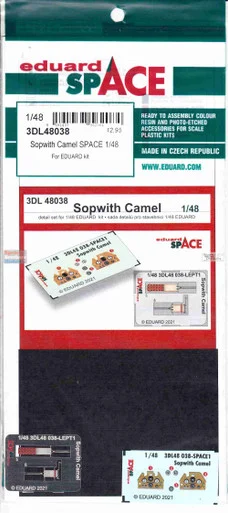EDU3DL48038 1:48 Eduard SPACE - Sopwith Camel (EDU kit)