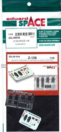 EDU3DL48044 1:48 Eduard SPACE - Zlin Z-126 (EDU kit)