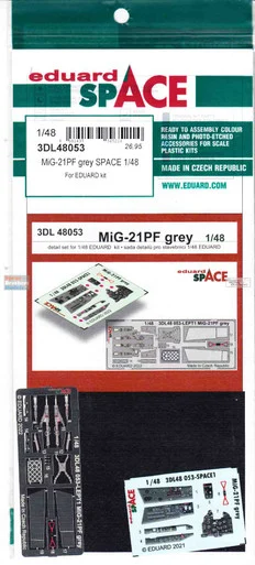 EDU3DL48053 1:48 Eduard SPACE - MiG-21PF Fishbed (grey) (EDU kit)