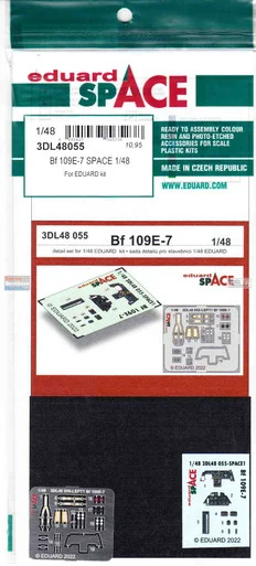 EDU3DL48055 1:48 Eduard SPACE - Bf109E-7 (EDU kit)