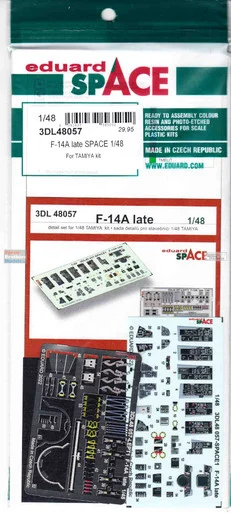 EDU3DL48057 1:48 Eduard SPACE - F-14A Tomcat Late (TAM kit)