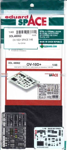 EDU3DL48062 1:48 Eduard SPACE - OV-10D+ Bronco (ICM kit)
