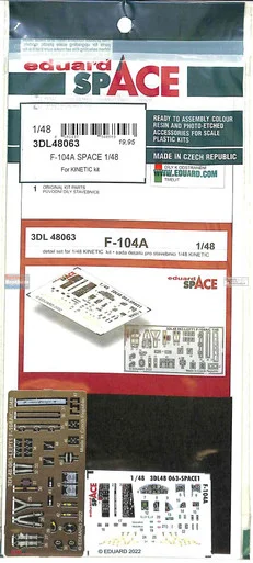 EDU3DL48063 1:48 Eduard SPACE - F-104A Starfighter (KIN kit)