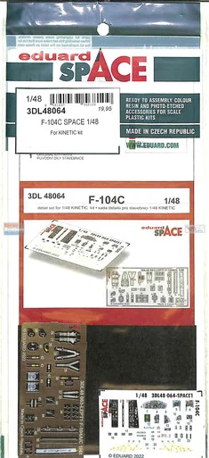 EDU3DL48064 1:48 Eduard SPACE - F-104C Starfighter (KIN kit)