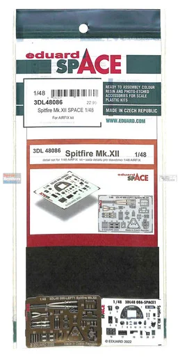 EDU3DL48086 1:48 Eduard SPACE - Spitfire Mk.XII (AFX kit)