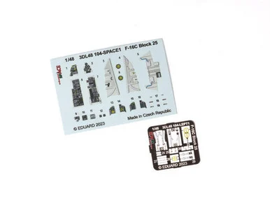 1/48 Eduard F-16C Block 25 Space for Kinetic