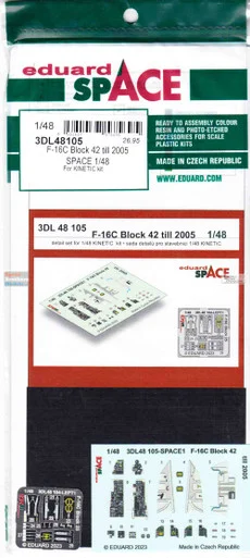 EDU3DL48105 1:48 Eduard SPACE - F-16C Falcon Block 40 [to 2005] (KIN kit)