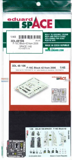 EDU3DL48106 1:48 Eduard SPACE - F-16C Falcon Block 40 [2006+] (KIN kit)